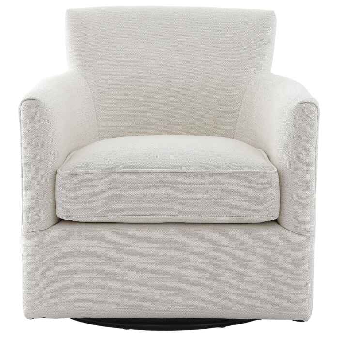 Keiichi Paxford Swivel Chair in Off-white-C