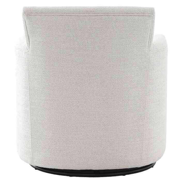 Keiichi Paxford Swivel Chair in Off-white-E