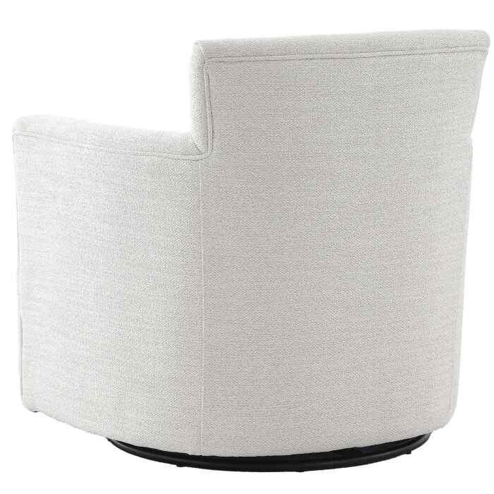 Keiichi Paxford Swivel Chair in Off-white-F