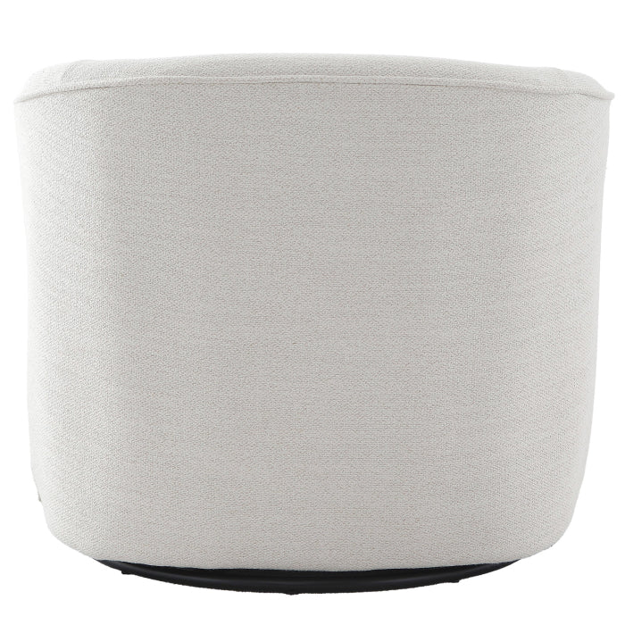 Keiichi Stow Swivel Chair in Off-white-C