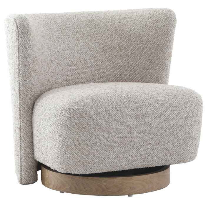 Keiichi on the Swivel Accent Chair-B