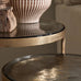 Khidki Cast Metal and Glass Nesting Side Tables - Antiqued Brass | Annie Mo's C
