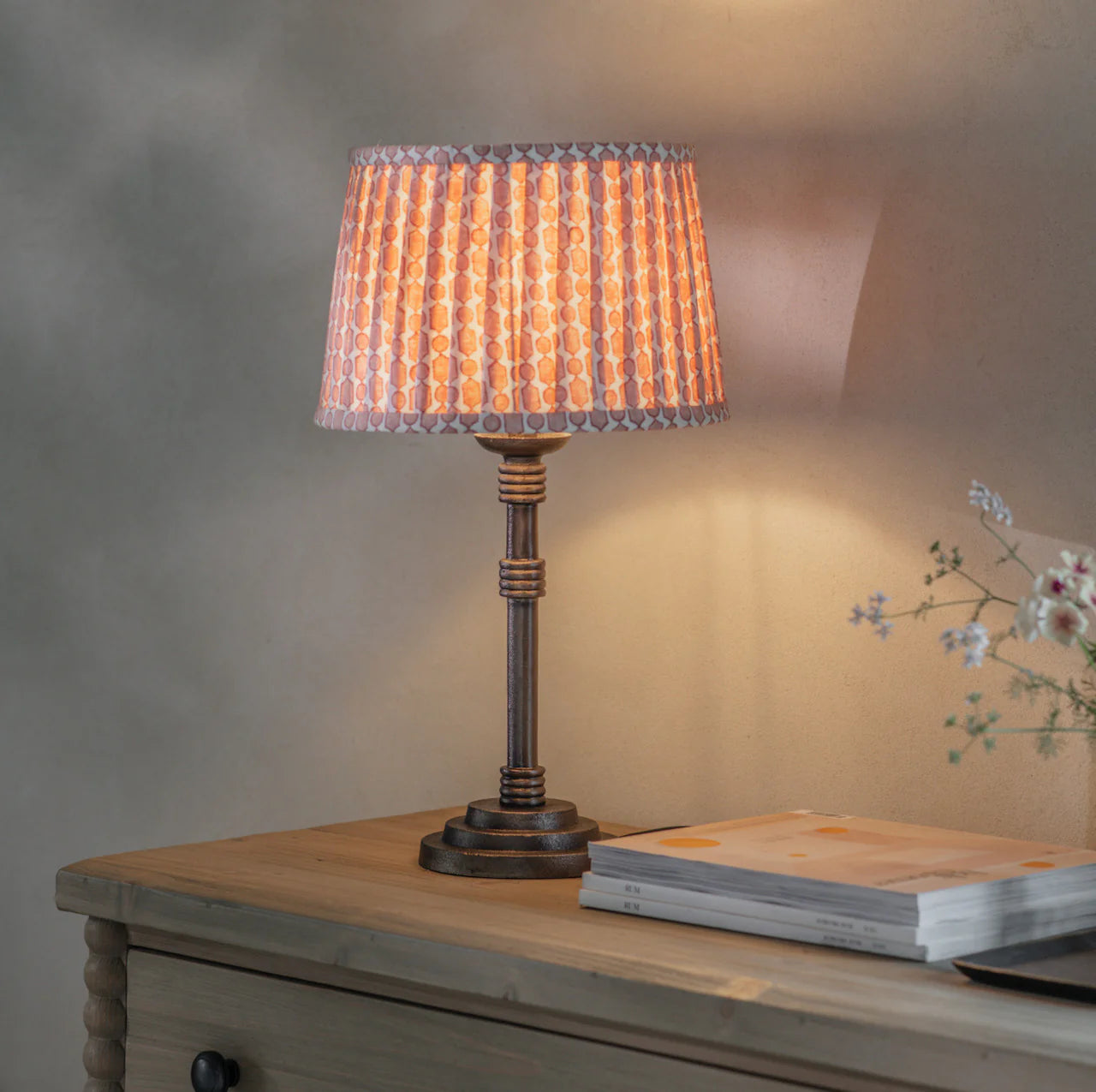 Kirdford Fluted Table Lamp 33cm