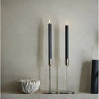 LED Dinner Candle Set of Two - Charcoal | Annie Mo's