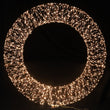 LED Lit Wreath with 1800 Lights 80cm