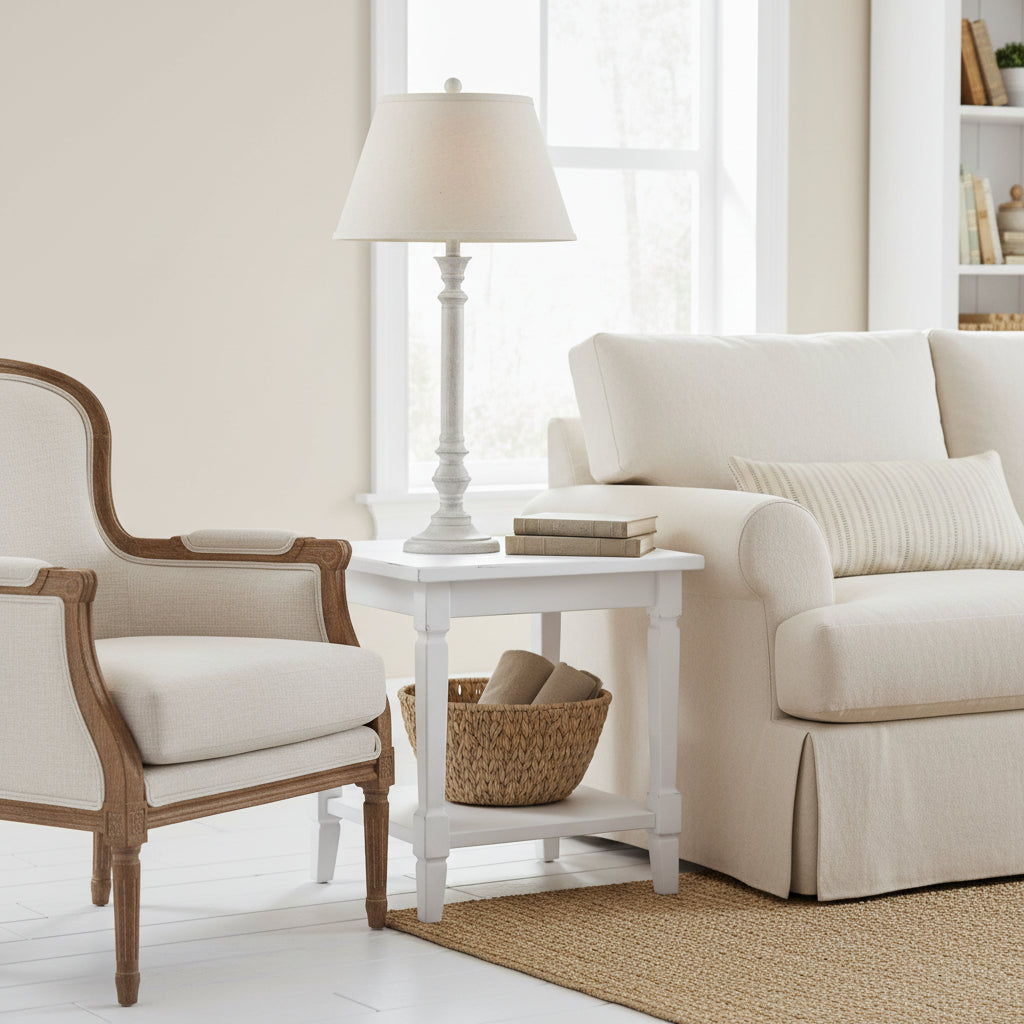 Liora Table Lamp With Linen Shade 41cm