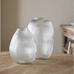 Linsy Ribbed Glass Vase - Size Choice | Annie Mo's E
