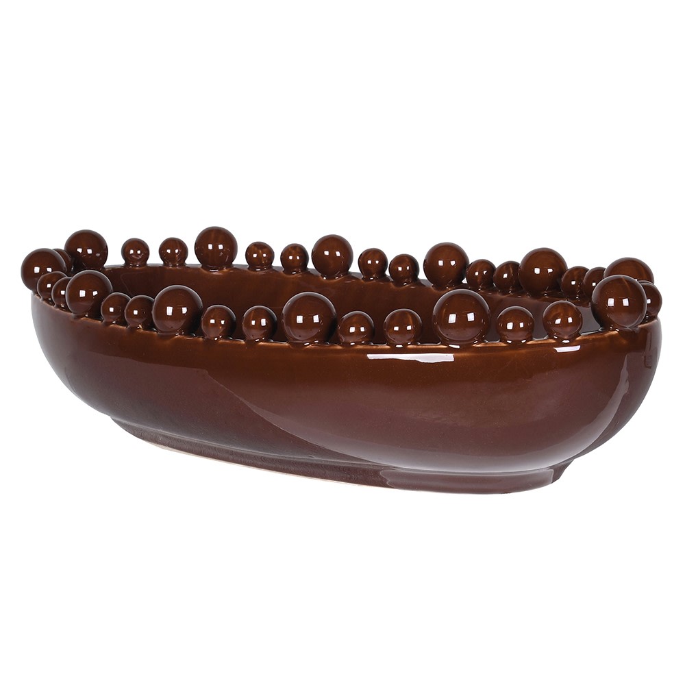 Large Decorative Coco Oval Bobble Bowl
