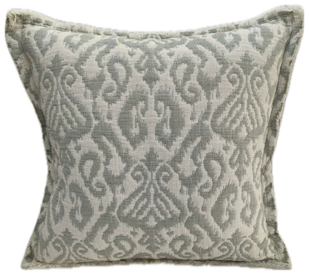 Large Ikara Green Cushion 50 x 50cm | Annie Mo's