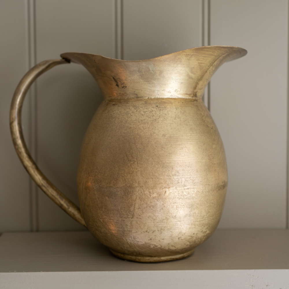 Large Metal Decorative Jug 24cm | Annie Mo's