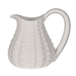 Large White Matte Urchin Jug 23cm | Annie Mo's