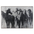 Large Wild Horses Framed Canvas 210cm | Annie Mo's