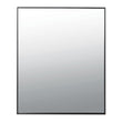Large Black Rectangular Wall Mirror 120cm