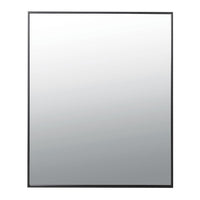 Large Black Rectangular Wall Mirror 120cm