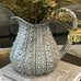 Large Grey Glazed Urchin Jug 23cm B