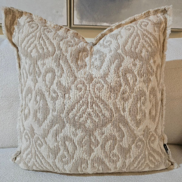 Large Ikara Natural Cushion 1