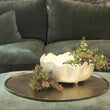 Large White Wavy Bowl 