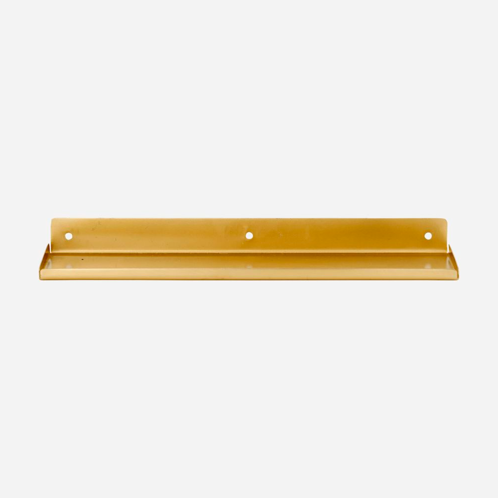 Ledge Shelf Brass 43cm