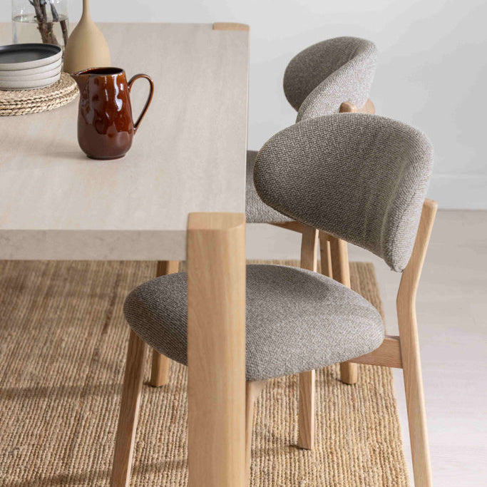 Leo Dining Chair (Grey) Sold as a Pair C