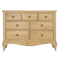 Limoges Seven Drawer Low Chest of Drawers | Annie Mo's