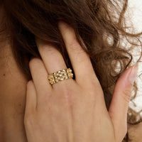 Linear Ring Gold | Annie Mo's