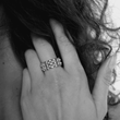 Linear Ring Silver
