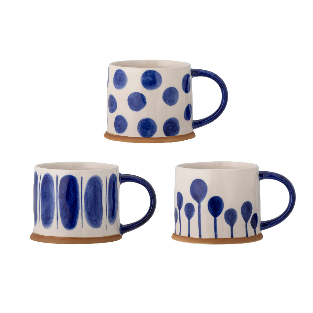 Linora Mug, Blue, Stoneware - Style Choice