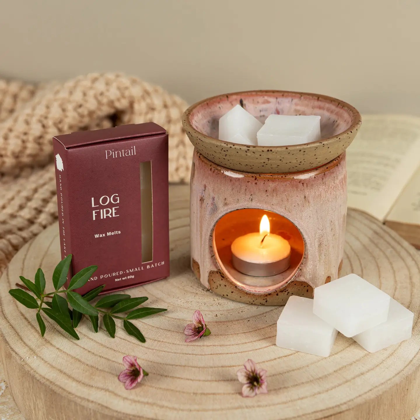 Log Fire Wax Melts