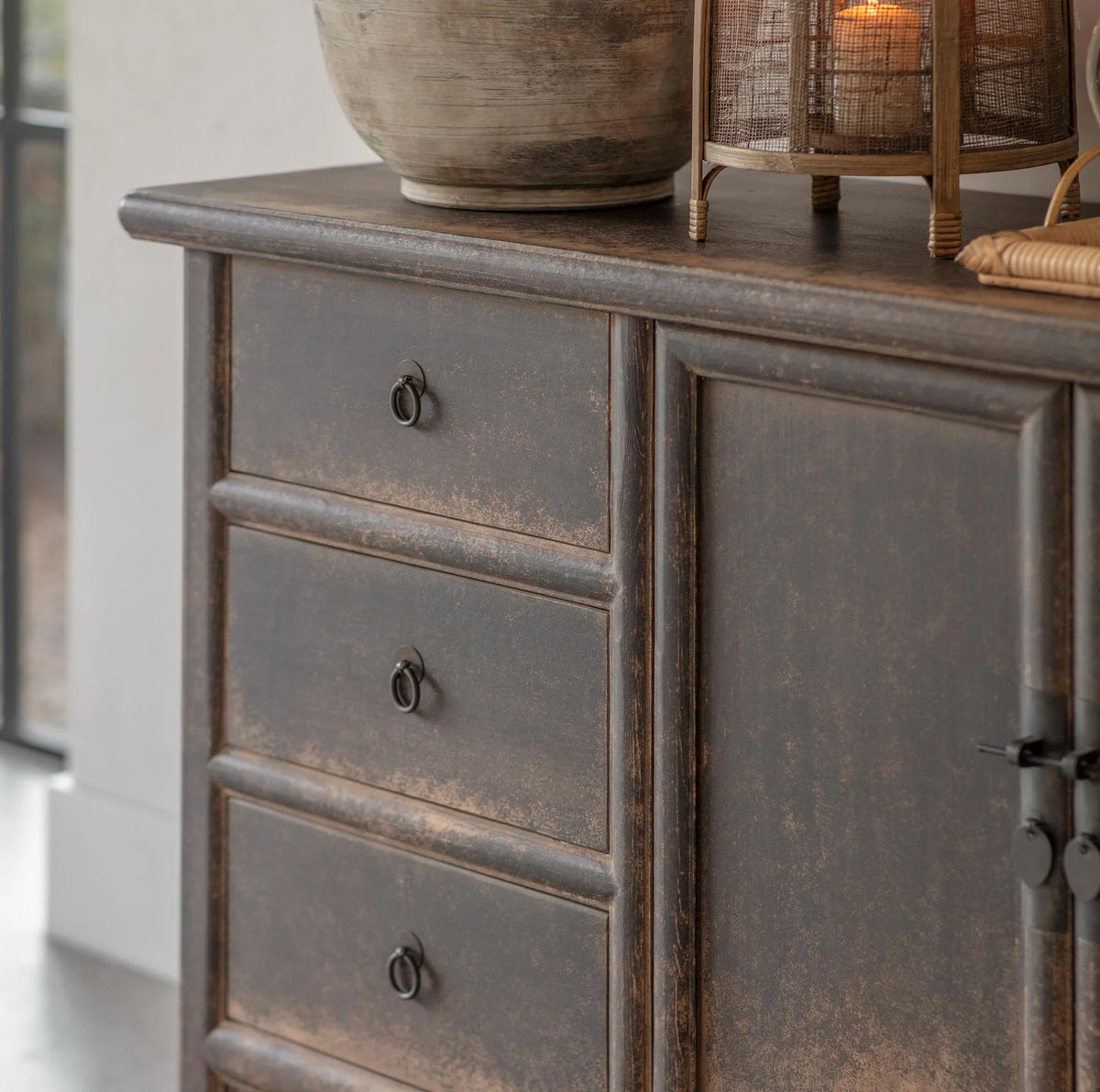 Loxwood Reclaimed Pine Sideboard 180cm-D
