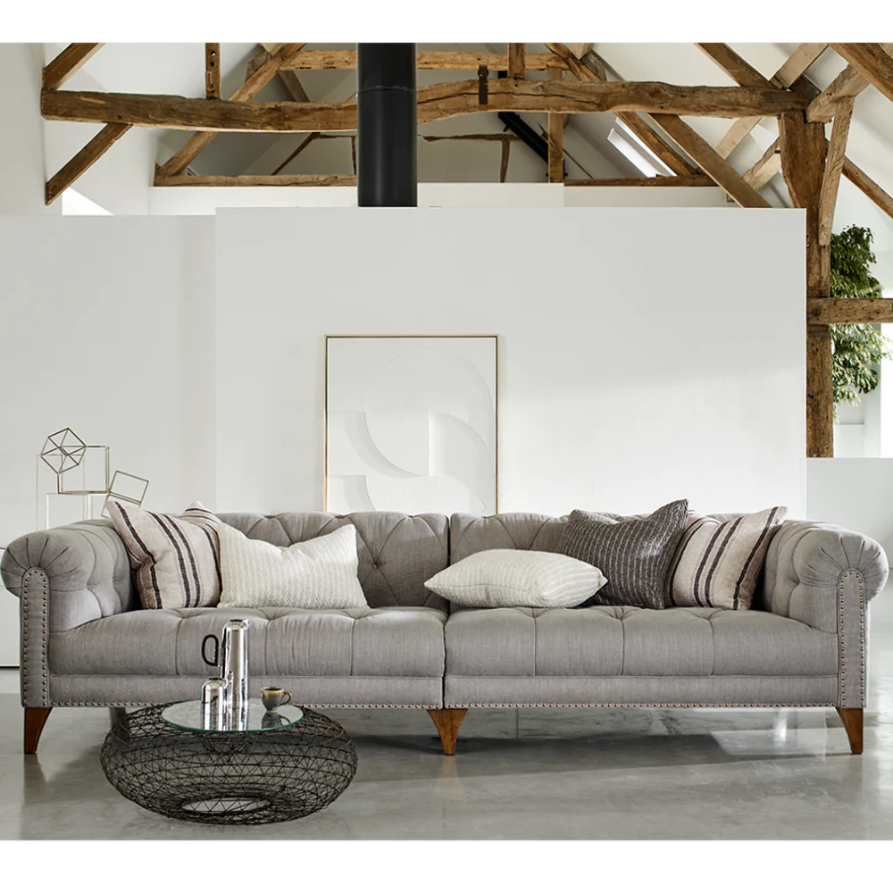 Luisa SHALLOW Four Seat Split Sofa | Fabrics
