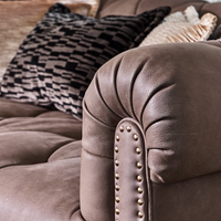 Luisa SHALLOW Snuggler Sofa | Leathers