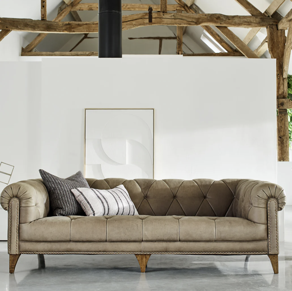 Luisa SHALLOW Three Seat Sofa | Leathers