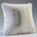 Luxe Silver Faux Fur Cushion - Size Choice | Annie Mo's