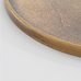 MAES Antique Bronze Metal Round Tray - 50cm