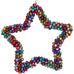 Jolly Multi Coloured Metal Ornamental Bells Star 16cm | Annie Mo's
