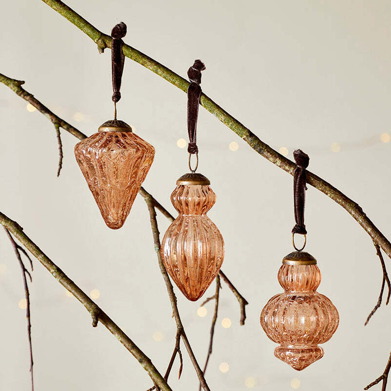 Manipur Baubles - Copper (Set of Three) 8cm | Annie Mo's