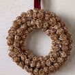 Madhi Mini Wreath Bauble - Brass 12cm | Annie Mo's
