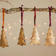 Mishti Tree Baubles - Antique Brass - Large (Set of Four) 13cm | Annie Mo's