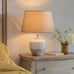 Clemsfold Stone Lamp with Gravel Shade 47cm