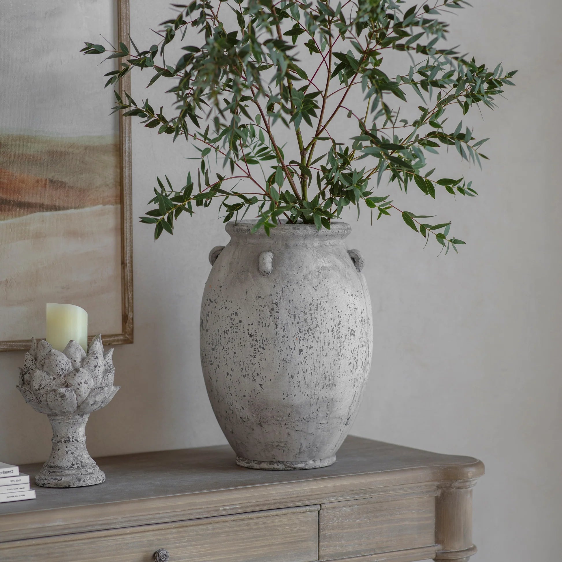 Avebury Stone Urn 38cm | Annie Mo's
