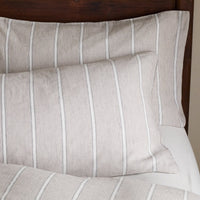 Mora Hemp & Cotton Housewife Pillowcases - Stone Grey | Annie Mo's