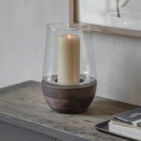 Abbott Hurricane with Wooden Base 28cm | Annie Mo's
