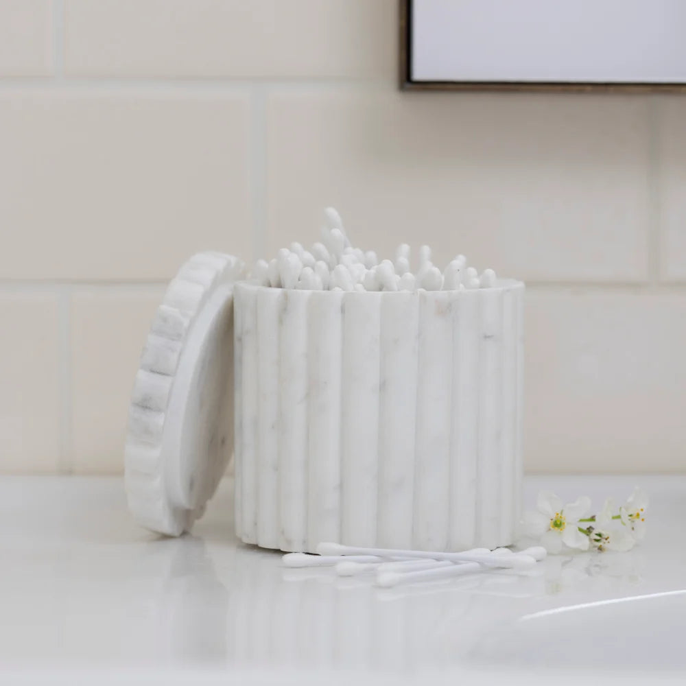 Makrana Marble Lidded Pot 10cm