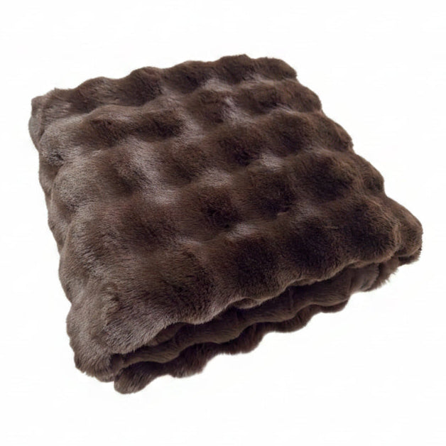 Malini Raffles Chocolate Throw 150 x 200cm | Annie Mo's
