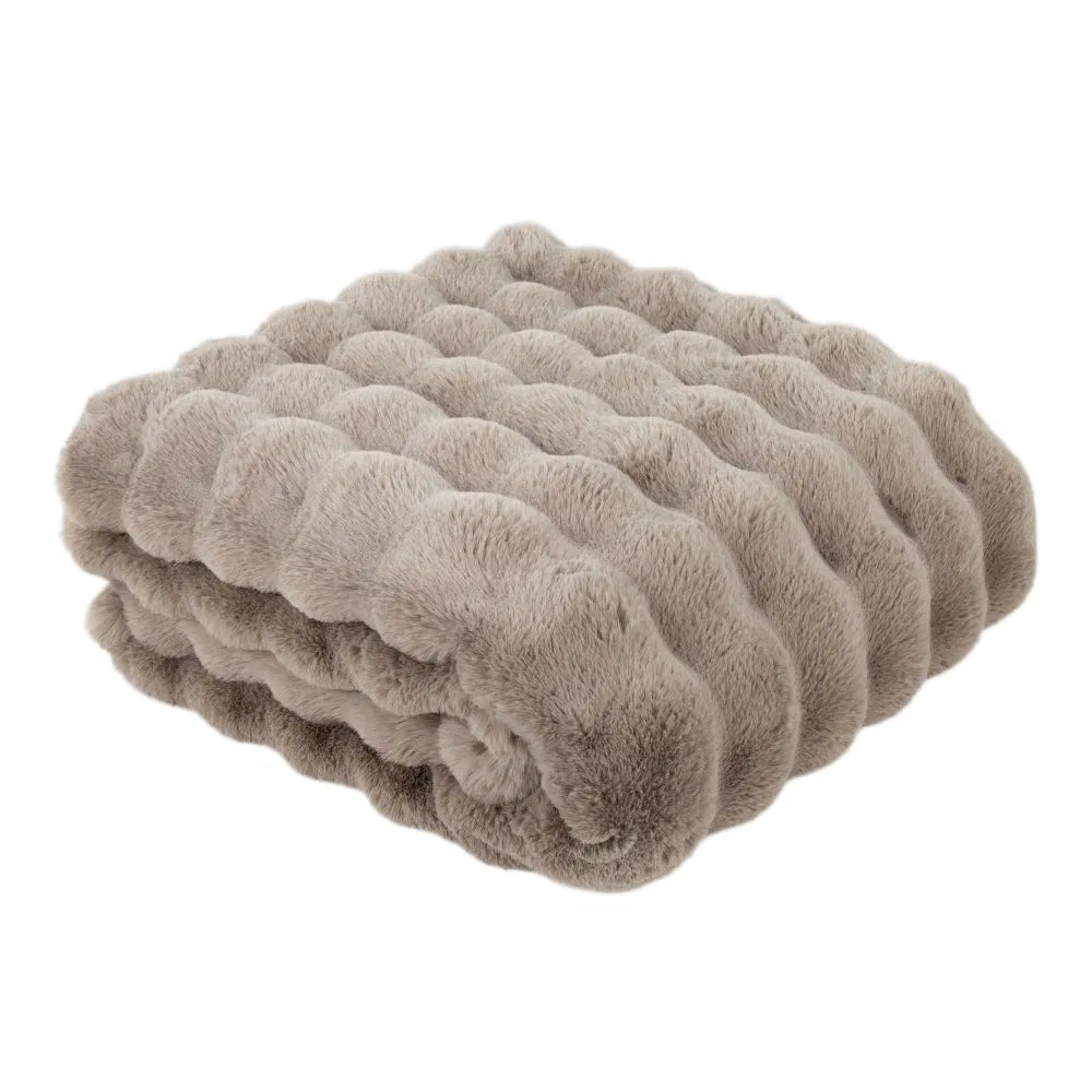 Malini Raffles Taupe Throw 150 x 200cm | Annie Mo's