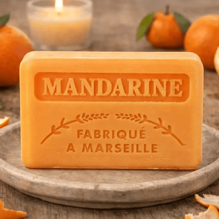 Marseille French Soap Mandarin 125g | Annie Mo's