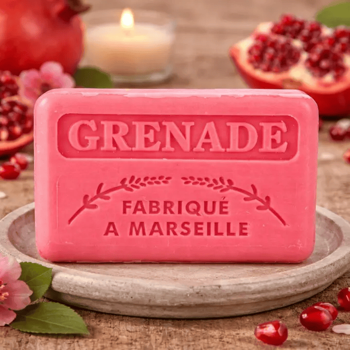 Marseille French Soap Pomegranate 125g | Annie Mo's