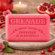 Marseille French Soap Pomegranate 125g | Annie Mo's