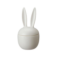 Matt White Ceramic Rabbit Ears Easter Pot | Annie Mo's