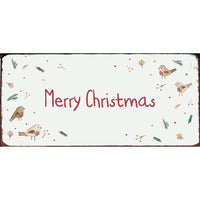 Merry Christmas Metal Sign 15cm | Annie Mo's